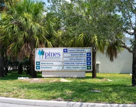 The Pines - Signage